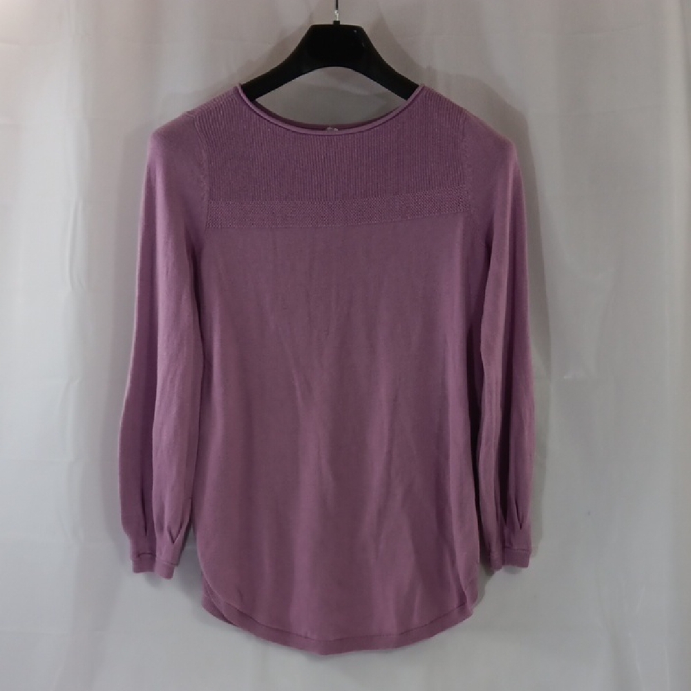 Caslon Purple Long Sleeve Top Women's Size XS